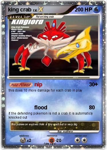Pokemon king crab
