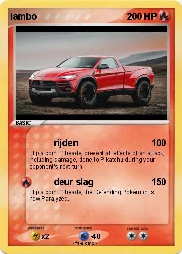 Pokemon lambo