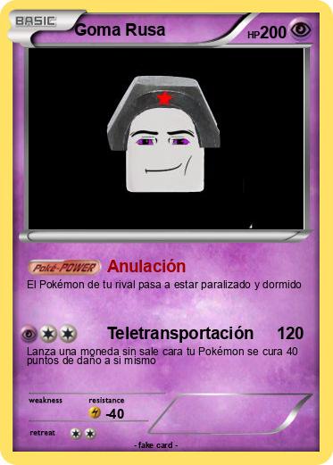 Pokemon Goma Rusa