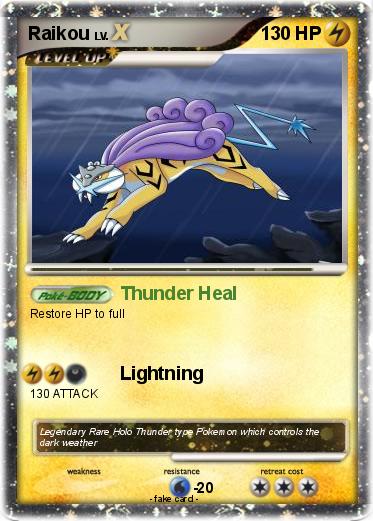 Pokemon Raikou
