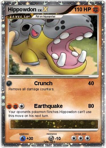 Pokemon Hippowdon