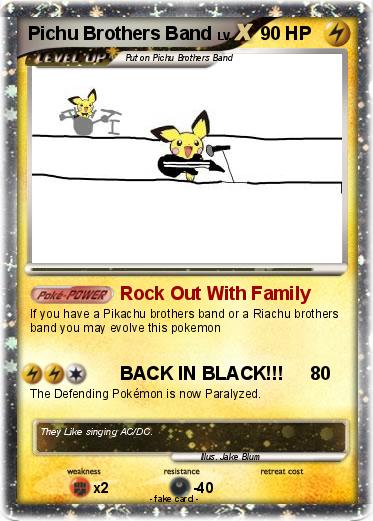 Pokemon Pichu Brothers Band