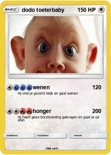 Pokemon dodo toeterbaby
