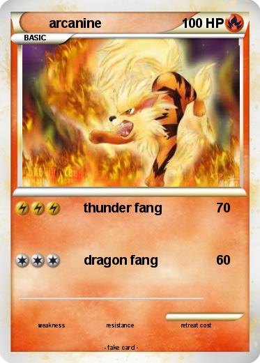 Pokemon arcanine