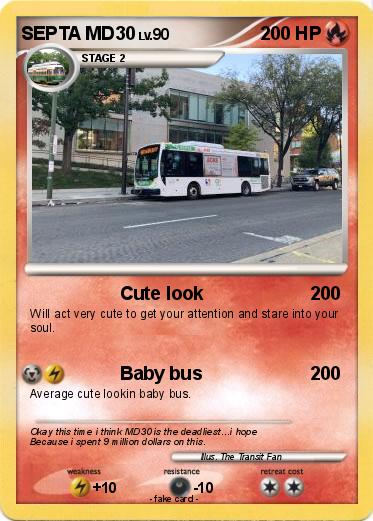 Pokemon SEPTA MD30