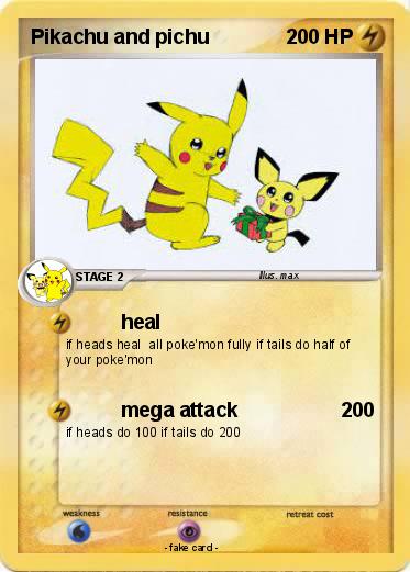 Pokemon Pikachu and pichu