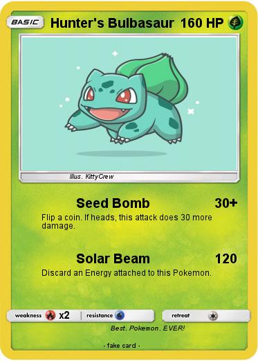 Pokemon Hunter's Bulbasaur