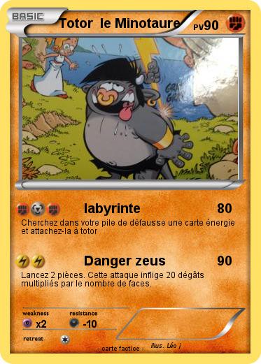 Pokemon Totor  le Minotaure