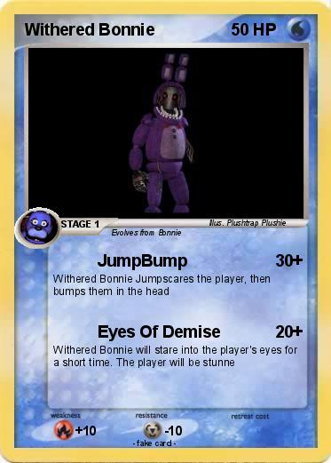 Pokemon Withered Bonnie