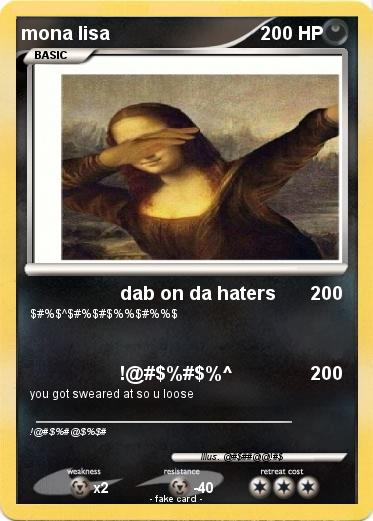 Pokemon mona lisa