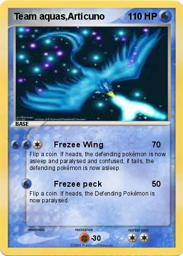 Pokemon Team aquas,Articuno