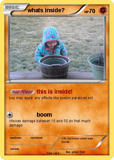 Pokemon whats inside?