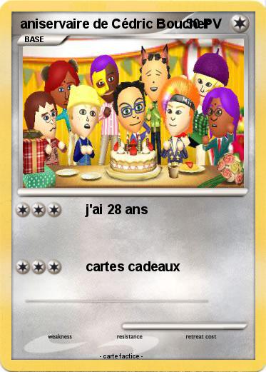 Pokemon aniservaire de Cédric Boucher