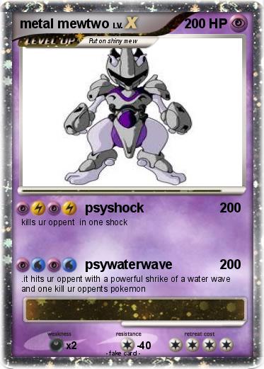 Pokemon metal mewtwo