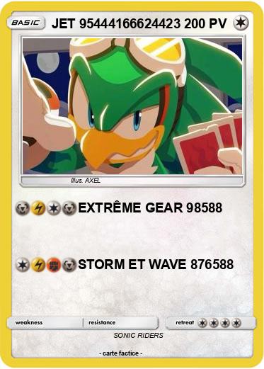 Pokemon JET 95444166624423