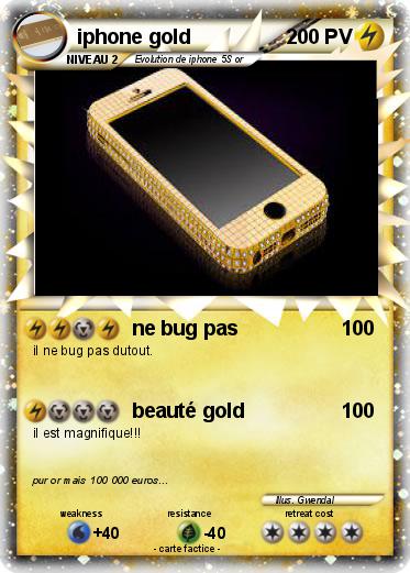 Pokemon iphone gold