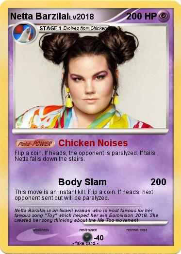 Pokemon Netta Barzilai