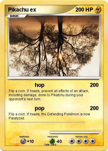 Pokemon Pikachu ex