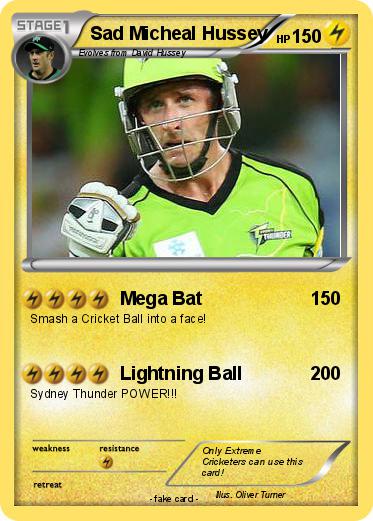 Pokemon Sad Micheal Hussey