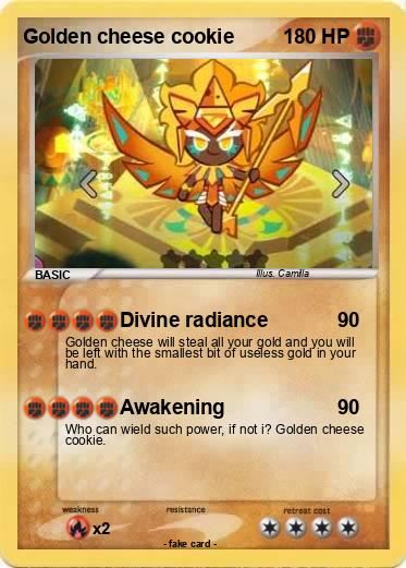 Pokemon Golden cheese cookie