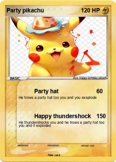 Pokemon Party pikachu