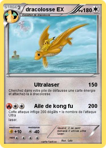 Pokemon dracolosse EX