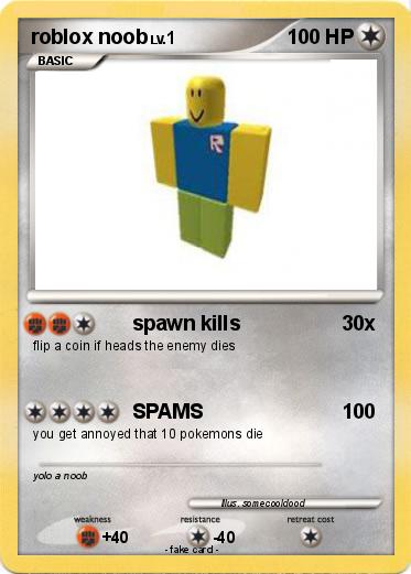Pokemon roblox noob
