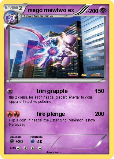 Pokemon mego mewtwo ex