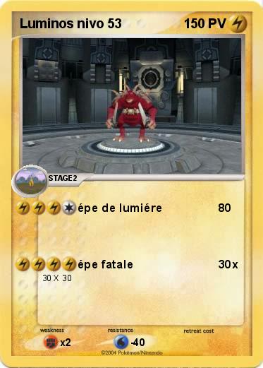 Pokemon Luminos nivo 53