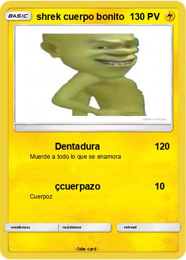Pokemon shrek cuerpo bonito