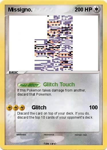 Pokemon Missigno.
