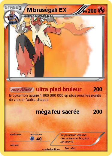 Pokemon M braségali EX