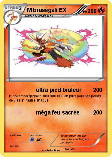 Pokemon M braségali EX