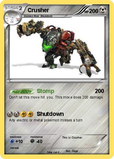 Pokemon Crusher