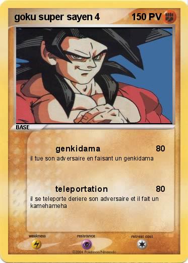 Pokemon goku super sayen 4
