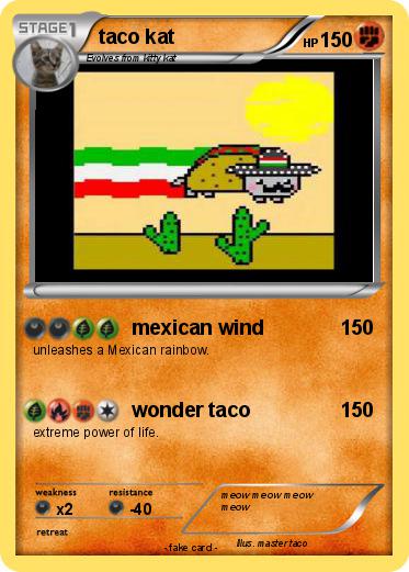 Pokemon taco kat