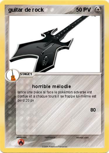 Pokemon guitar de rock