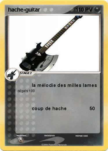 Pokemon hache-guitar