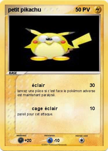 Pokemon petit pikachu