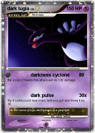 Pokemon dark lugia