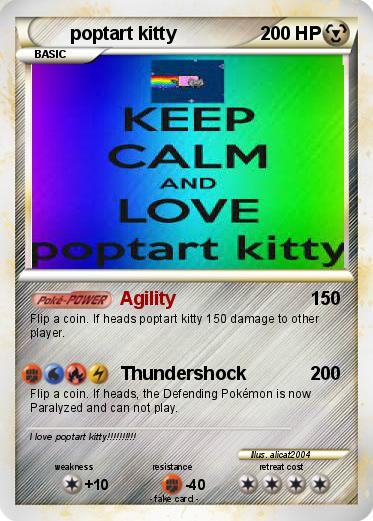 Pokemon poptart kitty