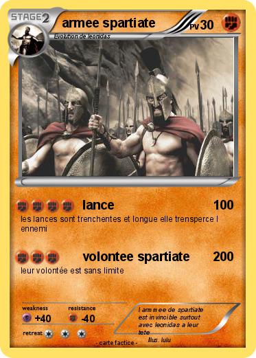 Pokemon armee spartiate