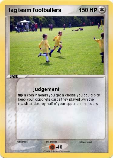 Pokemon tag team footballers