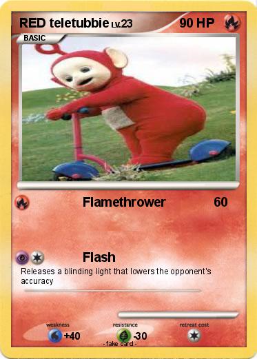 Pokemon RED teletubbie