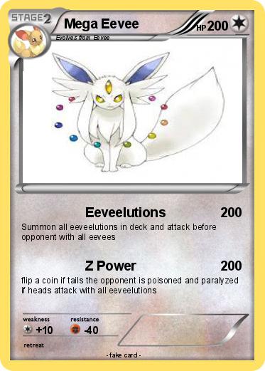 Pokemon Mega Eevee
