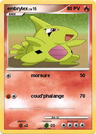 Pokemon embrylex