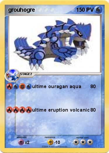 Pokemon grouhogre
