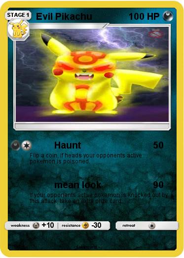 Pokemon Evil Pikachu