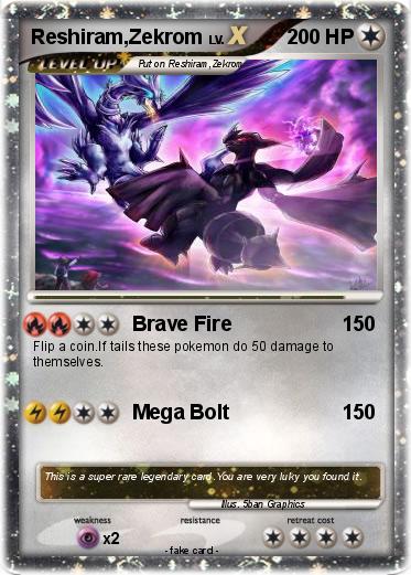 Pokemon Reshiram,Zekrom