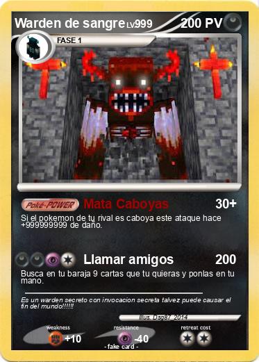 Pokemon Warden de sangre